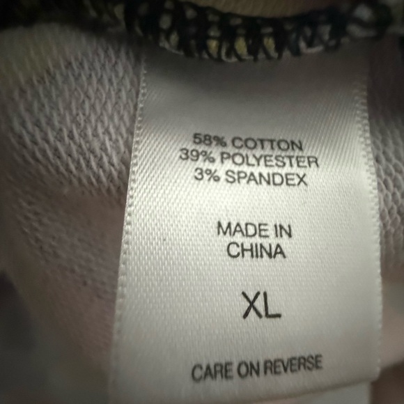 NY & Company Colorful Y2K Geometric Zip Front Sweatshirt Jacket Sz XL - Picture 6 of 6